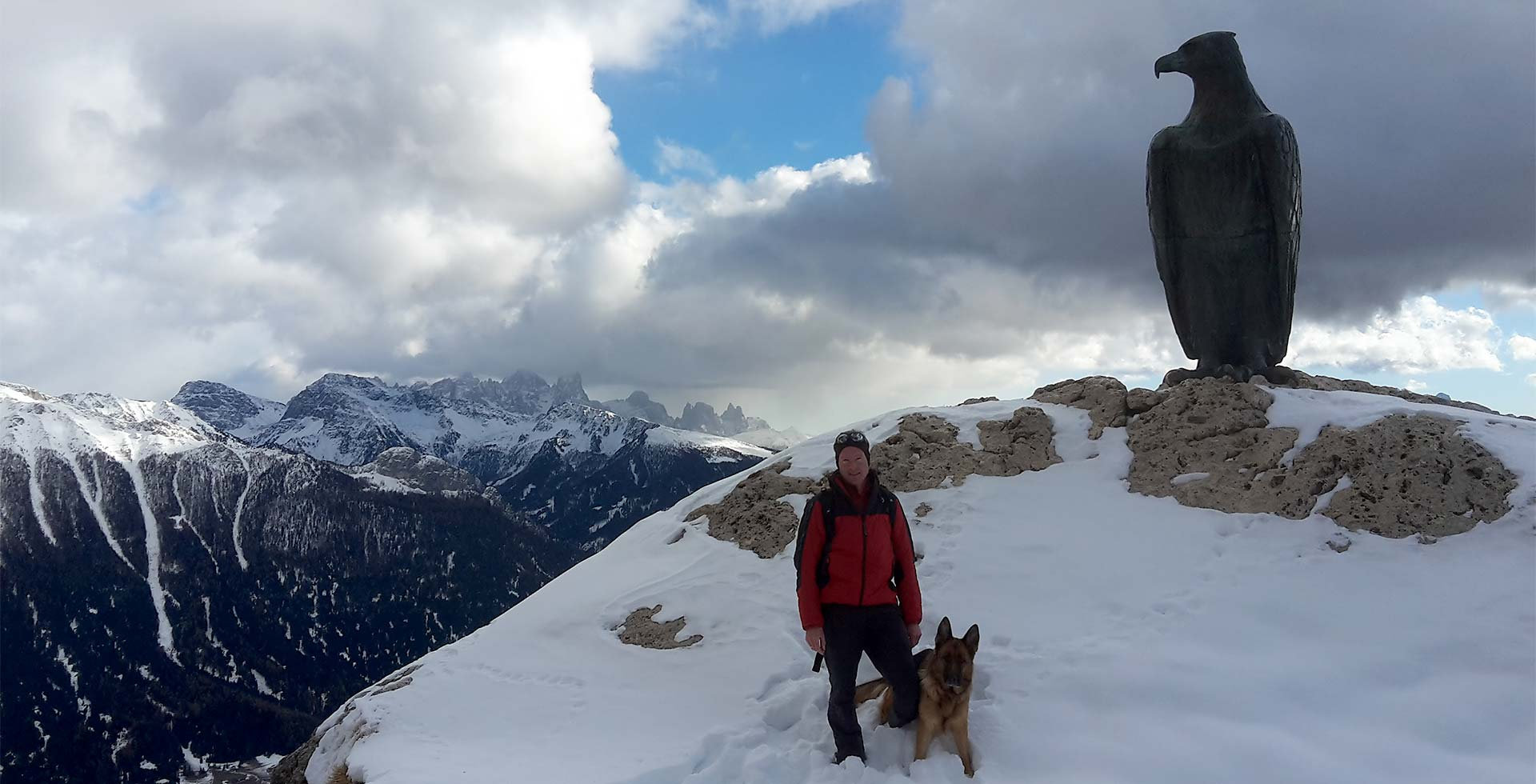 Winter hiking South Tyrol