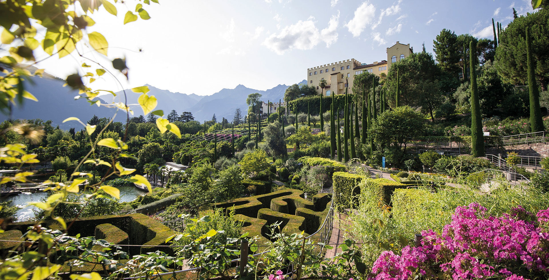 Gardens of Trauttmansdorff Castle Meran