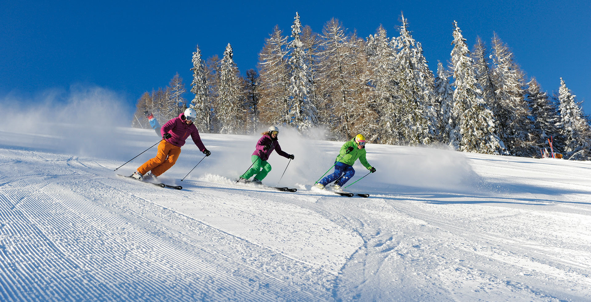 Skiing in Carezza Welschnofen