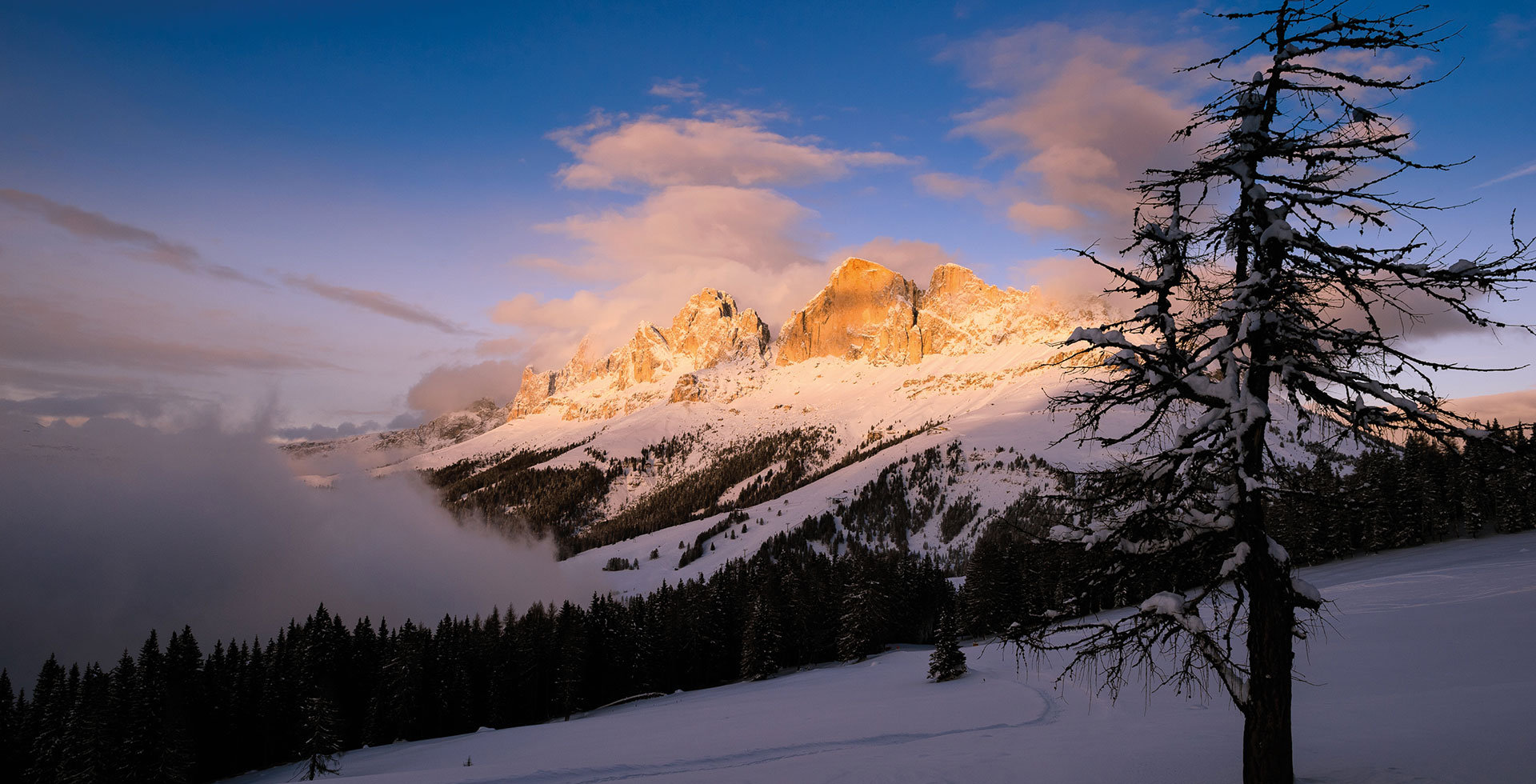 Winter Catinaccio Val d'Ega