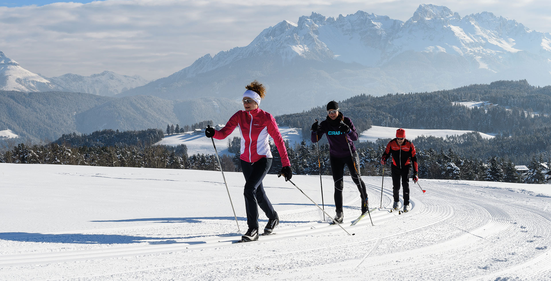 Cross-country skiing Val d’Ega Nova Levante