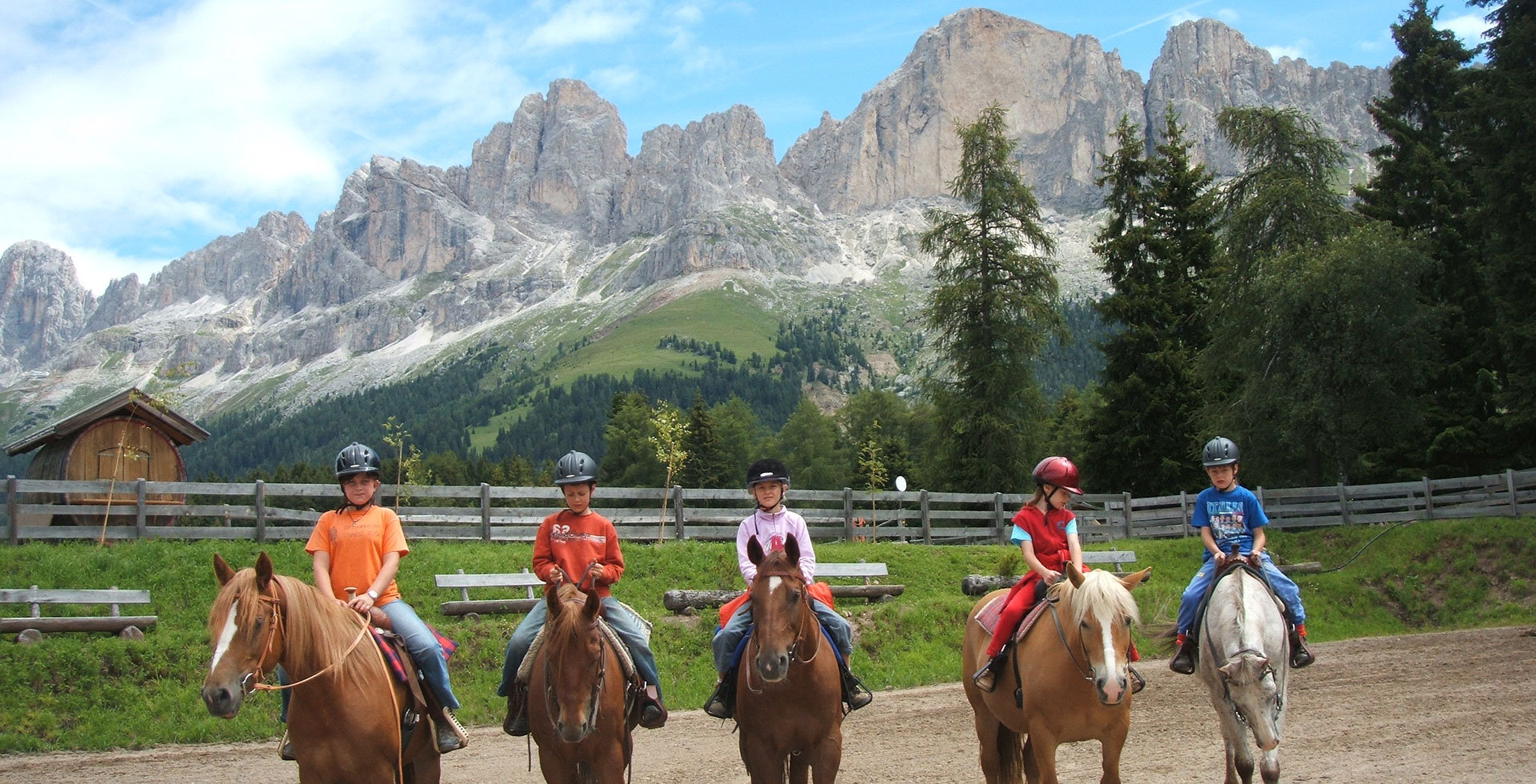 Riding in Val d'Ega