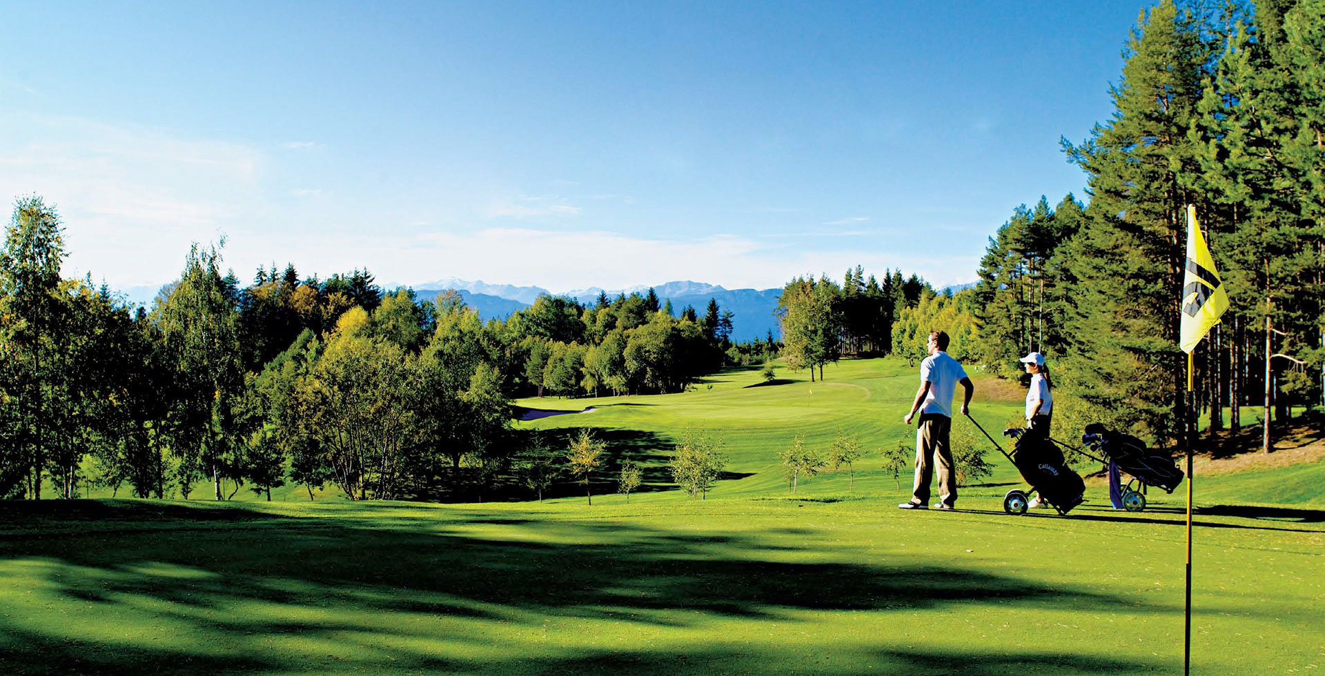 Golfing  in the Dolomites South Tyrol