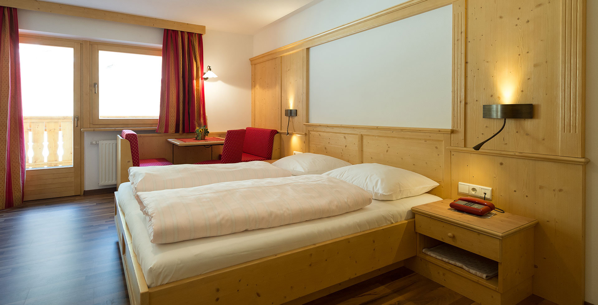 Room Rosengarten in the Dolomites