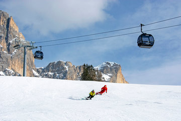 Avventure al quadrato sugli sci tra le Dolomiti